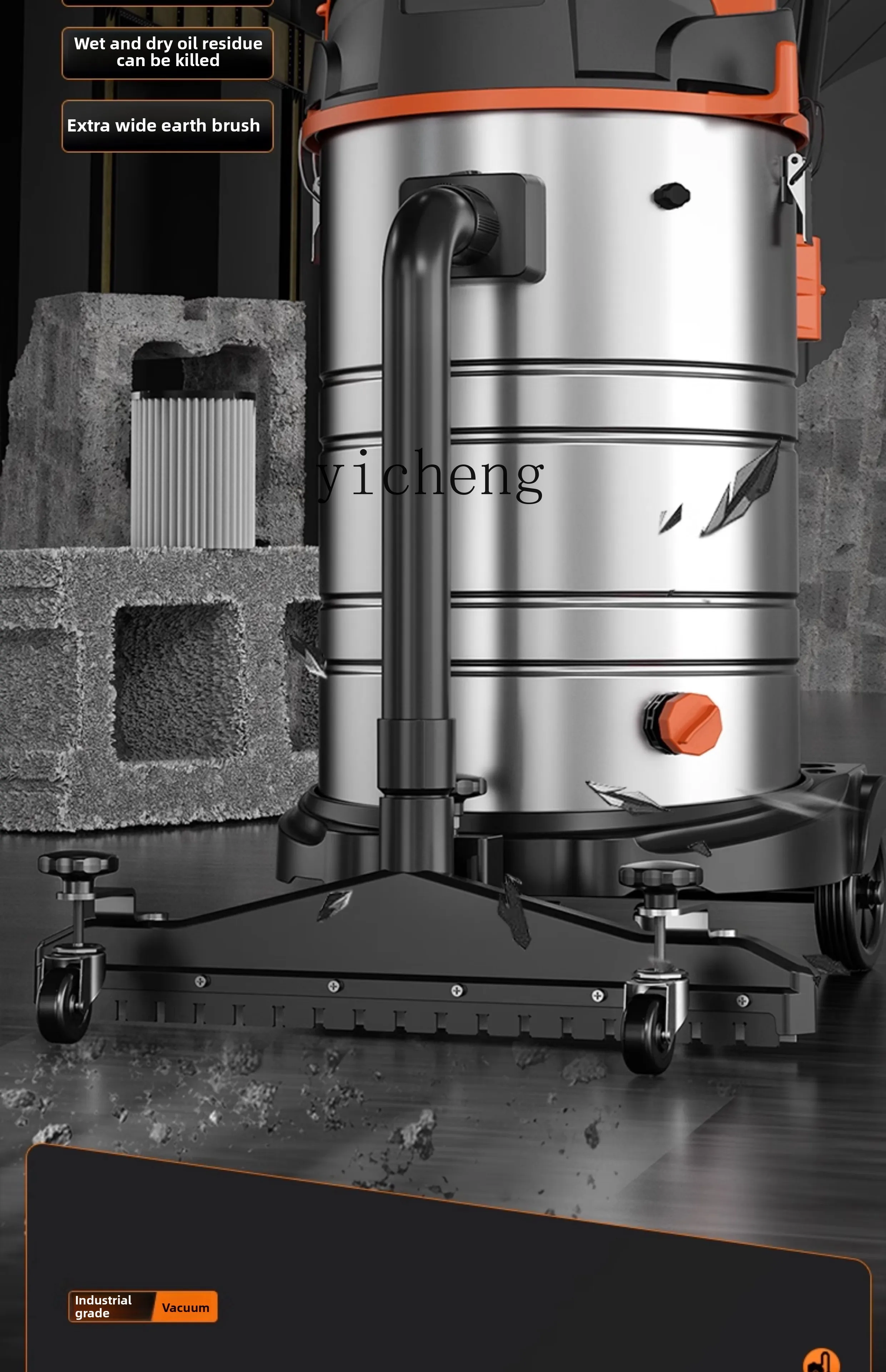 

High Suction Commercial High Power Car Wash Large Factory Workshop Warehouse Dust Collector Industrial Vacuum Cleaner