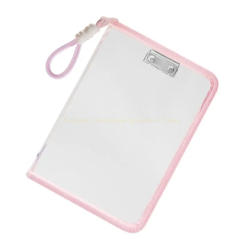 

Прозрачная папка для документов, водостойкий органайзер для файлов, сумка для хранения файлов на молнии с ручкой для переноски