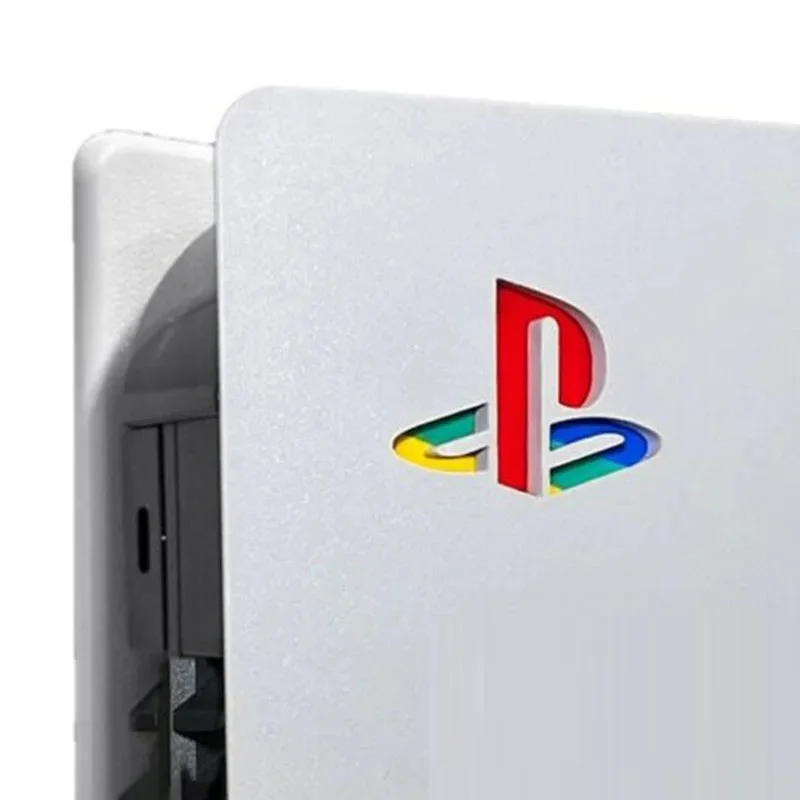 Bunte Schützende Haut Controller Abdeckung für Sony Playstation 5 PS5 Disk CD Fahrer/Digitale Konsole Logo Host Aufkleber Aufkleber flim