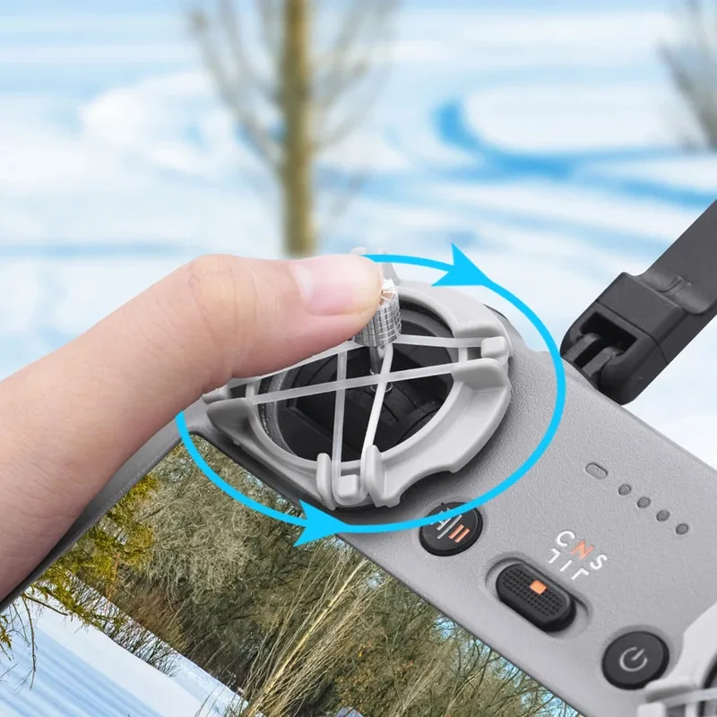   Per DJI Air 3 /Mini 4 Pro RC/RC2 1 Coppia Drone Telecomando Thumb Rocker Ammortizzatore Joystick Staffa Fissa di Montaggio
