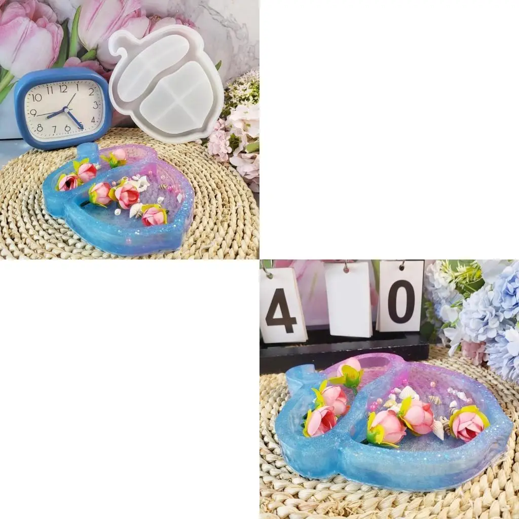

Innovative Silicone Tray Mold Epoxy Resin Acorn Shaped Mould Jewelry Making Tool Creative Tableware Mold