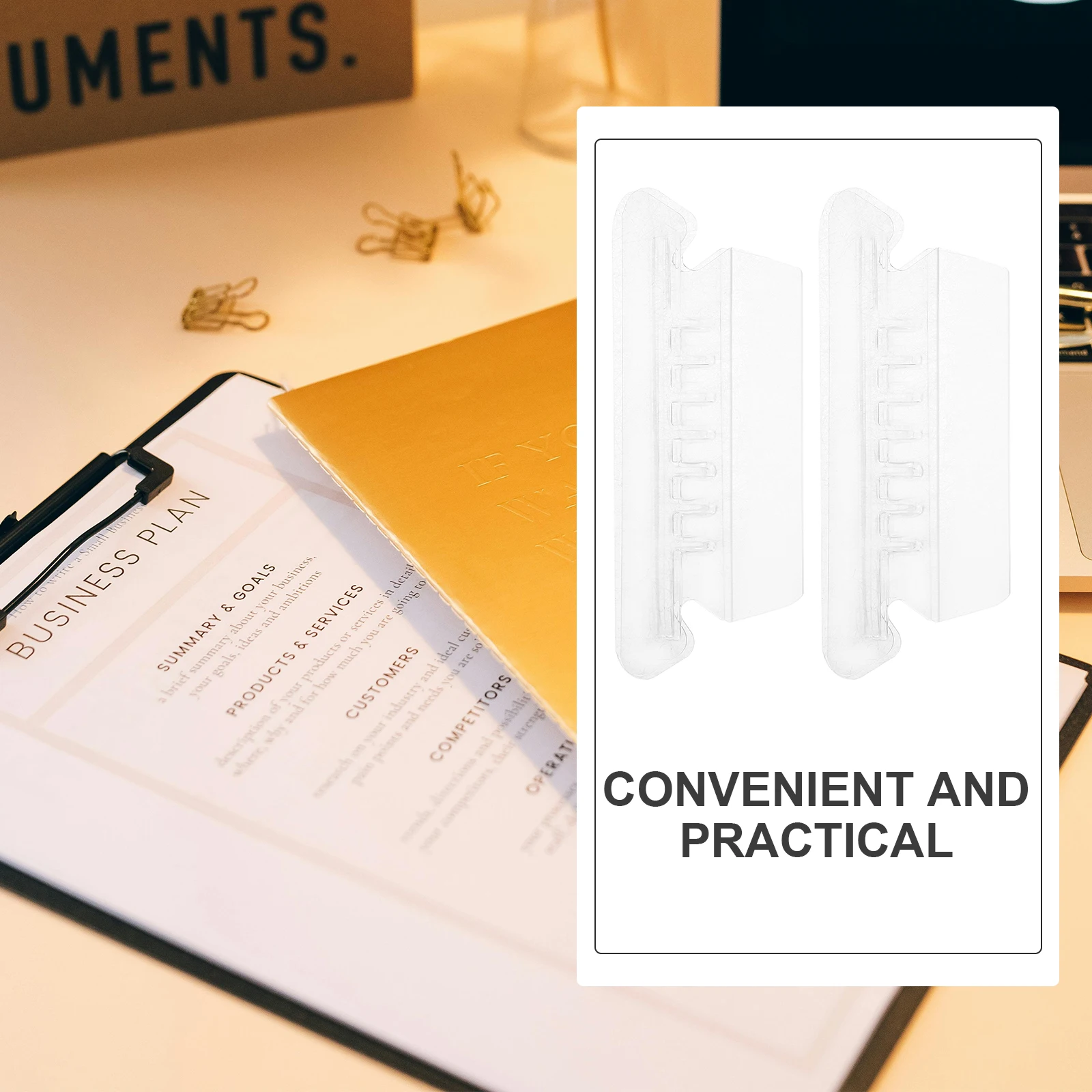 

100 Pcs PVC Folder Labels Clips Tabs for Hanging File Folders Inserts Clear Material Storage Organization