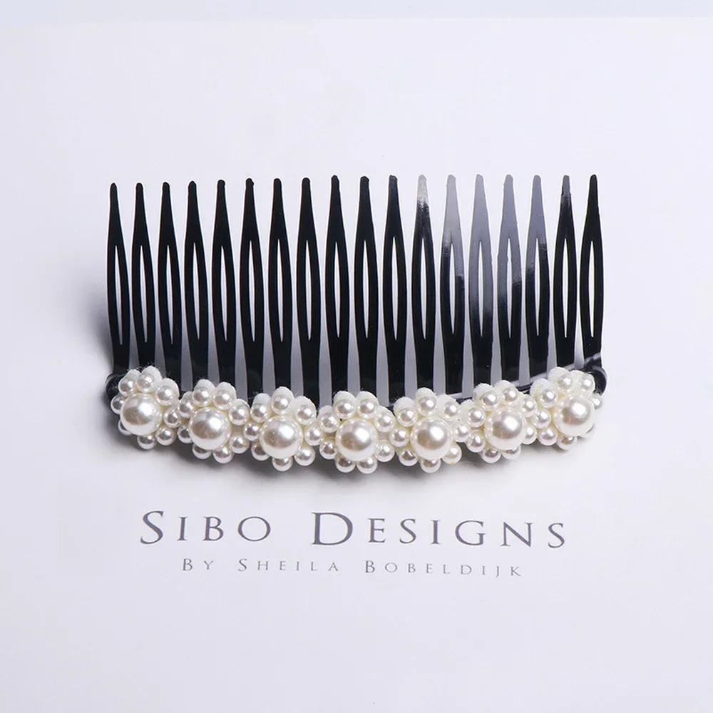 Rhinestone Crystal Comb Clip Women Hair Accessories Bangs Clip Back Head Headdress Broken Hair Finishing Tools Hair Clip Hairpin