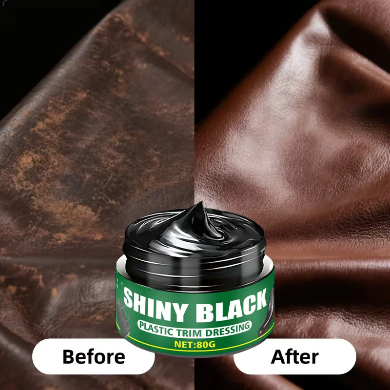 Leather Conditioner Cream for Softening And Restoring - Sponge Brush Included for Shoes Boots Saddles Jackets Wallets