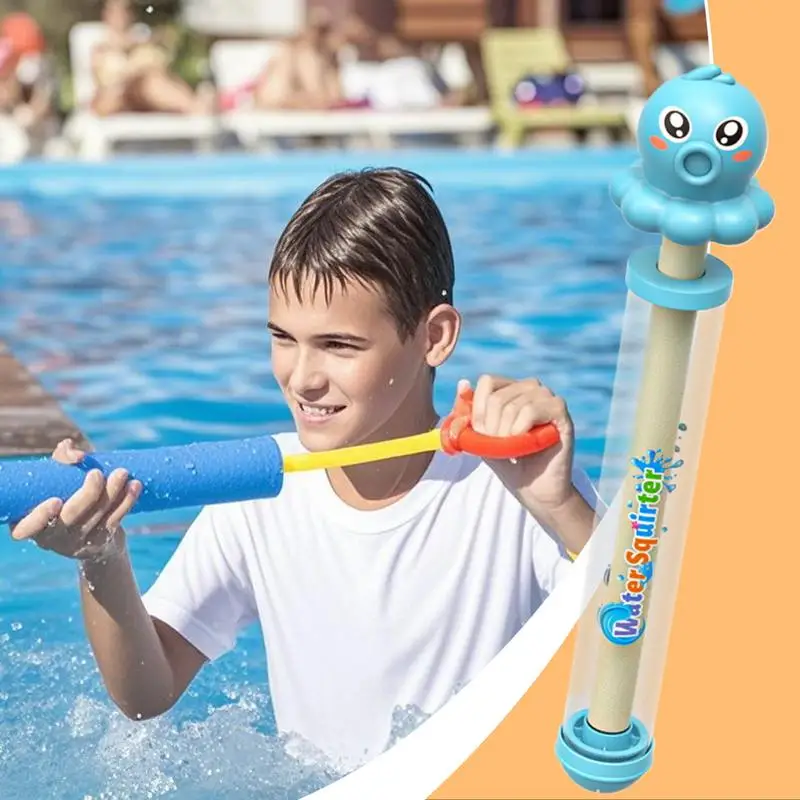Firework Water Soaker Cartoon Water Squirter Toy Outdoor Backyard Beach Pool Activities Soaker Squirt Toys for Summer