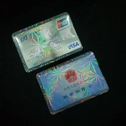 5pcs Transparent Laser ID Card Holder Bank Credit Business Card Cover Student Bus Protector Card Organizer Case Waterproof