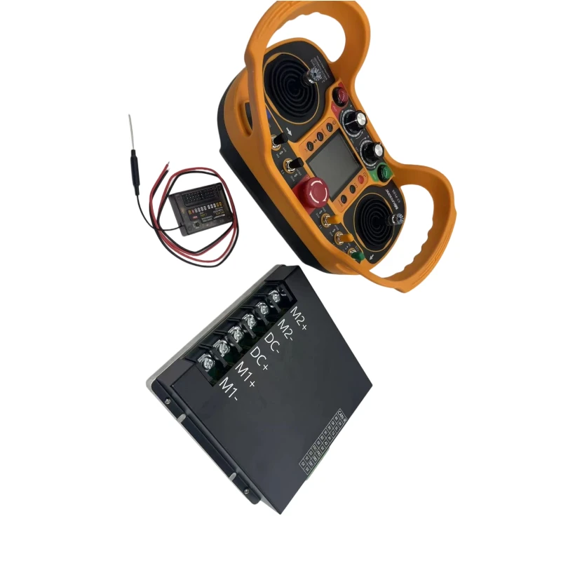 LKDS481002 Dual Channel Brushed DC Motor Driver 12 to 48V 100A Peak with Remote Controller Support