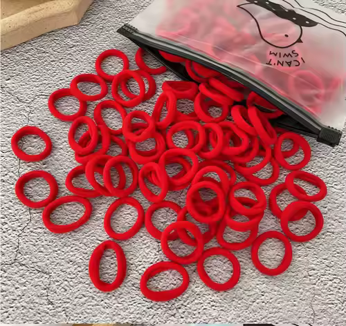50/100Pcs Hair Bands for Children Colorful Nylon Scrunchie Hair Ties Rubber Band Kids Elastic Hair Leagues Girl Hair Accessories - Image 13