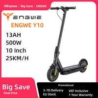 ENGWE Y10 EScooters 500W Peak Power 36V13AH Battery 10Inch Tire With Turn Signal E-Scooter Aldult City Foldable Electric Scooter