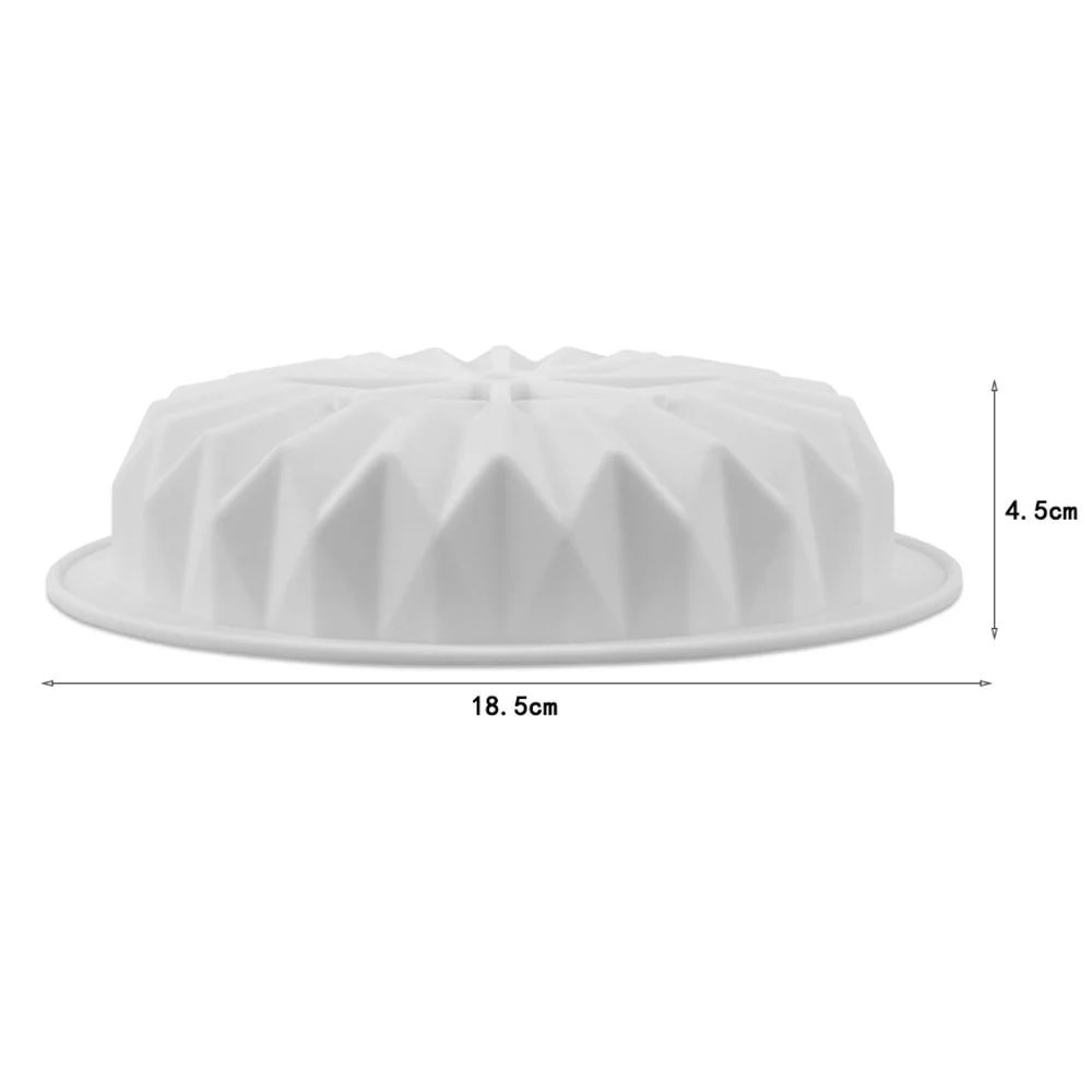 Round Cake Mold Non-stick 18.5 * 18.5 * 4.5cm Mousse Silicone Cake Mold Baking Utensils Cake Mold No Penetration Silicone