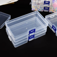 5/10Pc Rectangular Box Translucent Box Plastic Packing Box Storage Box Waterproof Multifunctional Dustproof Jewelry Storage Case