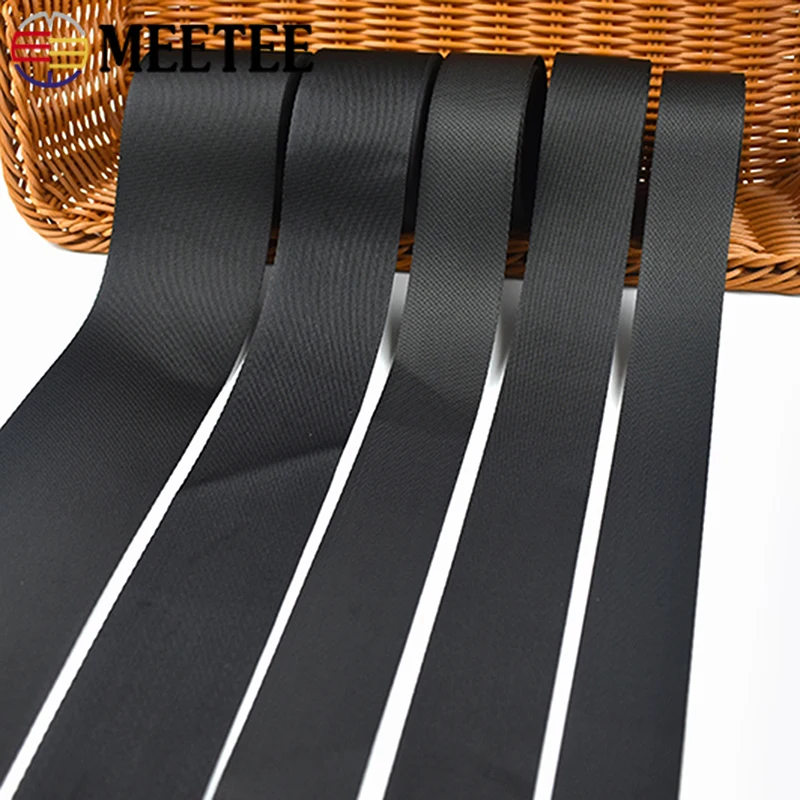 

5M 10-100mm Nylon Webbing Straps for Bag Shoulder Strap Ribbon Band Belt Pet Collar Binding Tape DIY Clothing Sewing Accessories