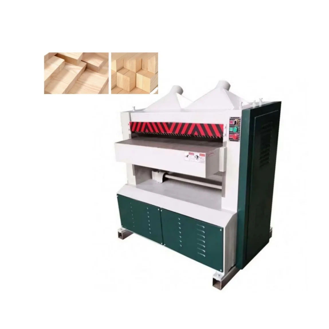Automatic Fixed Thickness Length Press Planer Heavy Duty Woodworking Machinery with Spiral Cutter Head