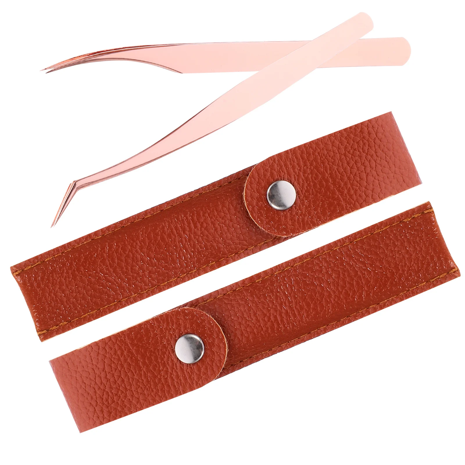 Juego de herramientas de maquillaje para pestañas, pinzas de acero inoxidable, pinzas de precisión para extensión de pestañas, diseño curvo de delfines, 4 Uds.