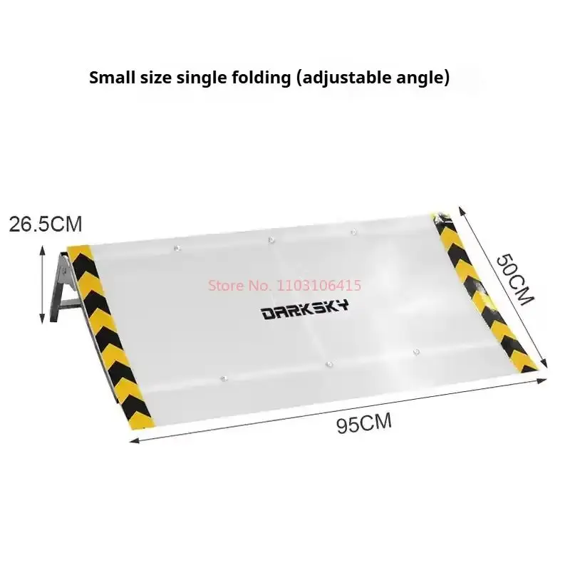 Darksky Rc Remote Control Model Car Metal Folding Jumping Platform Short Card Off-Road Vehicle Flying Slope Platform Tool