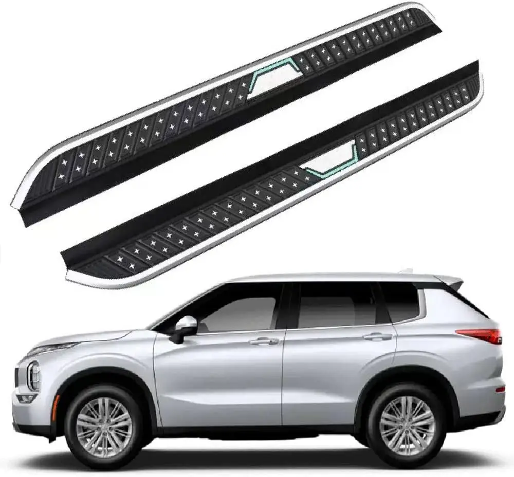 

2Pcs Running Board Fits for Mitsubishi Outlander 2022 2023 Fixed Nerf Bar Side Step Pedal, Black