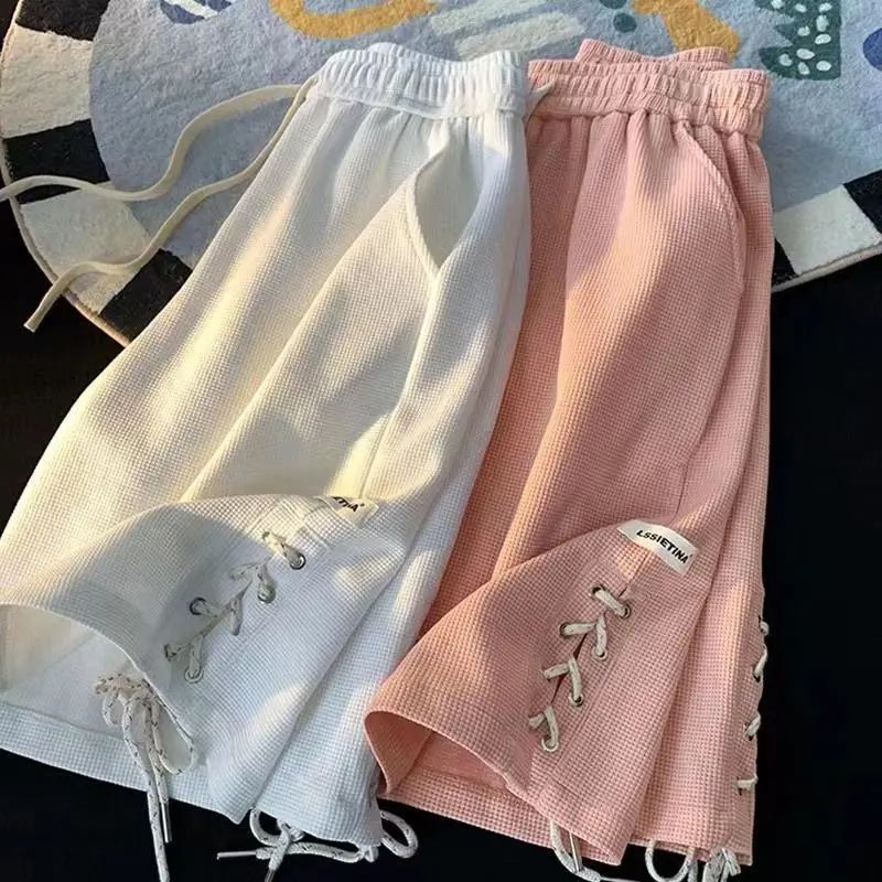 Casual Shorts Cotton Cashew Flowers Y2k Trendyol Men's Summer Pants Sports Baggy Women's Designer Wide Sweatpants Fashion