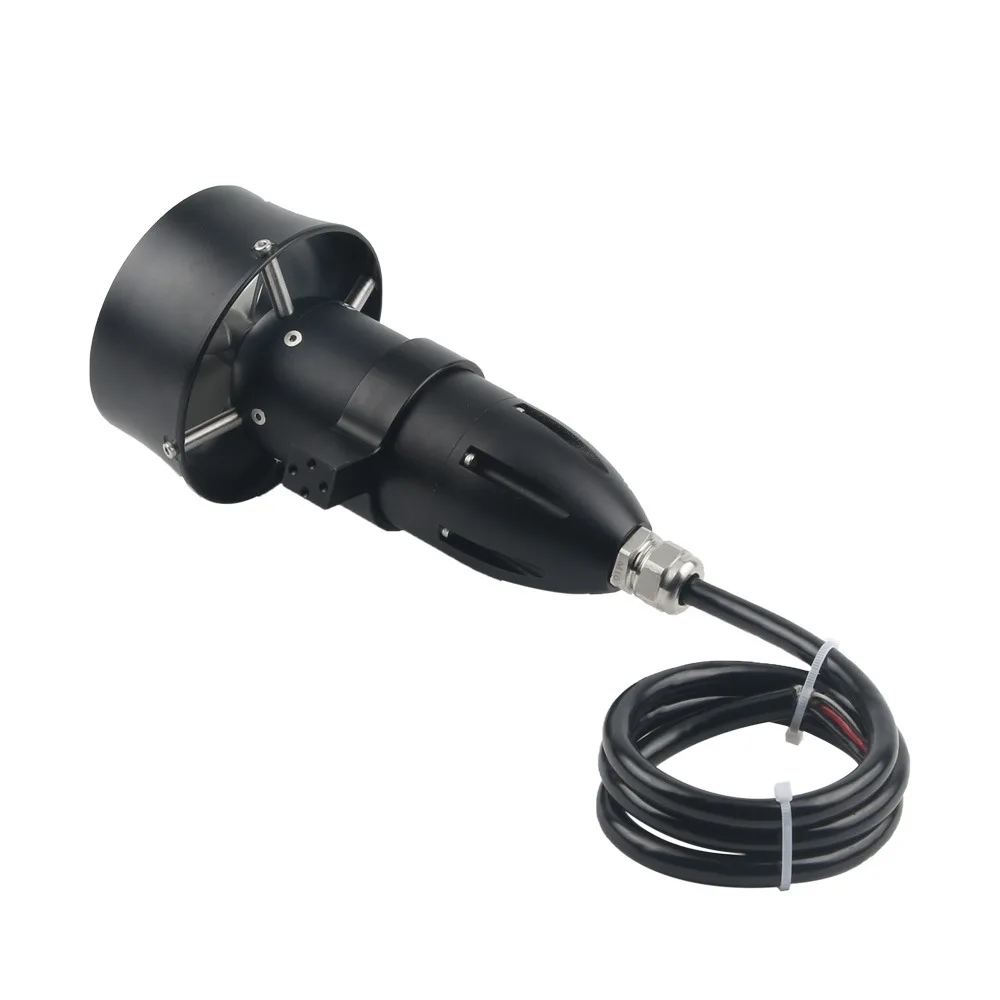 KYI-13.5ET FATJAY IPX8 24V 13.5KG Stuwkracht Onderwater Boegschroef Waterdichte Borstelloze Motor Volledig Metaal voor RC Boten Onderzeeër ROV