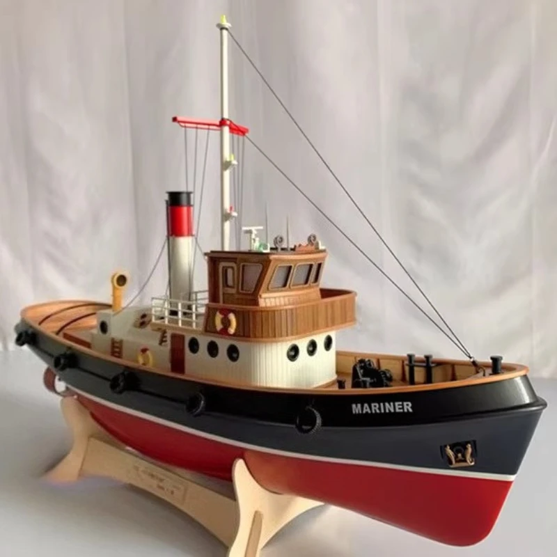 RC Boat 1:50 RTR Version Fiberglass Tugboat Model with Exquisite Workmanship Tugboat Sailor Adult Remote Control Ship Model