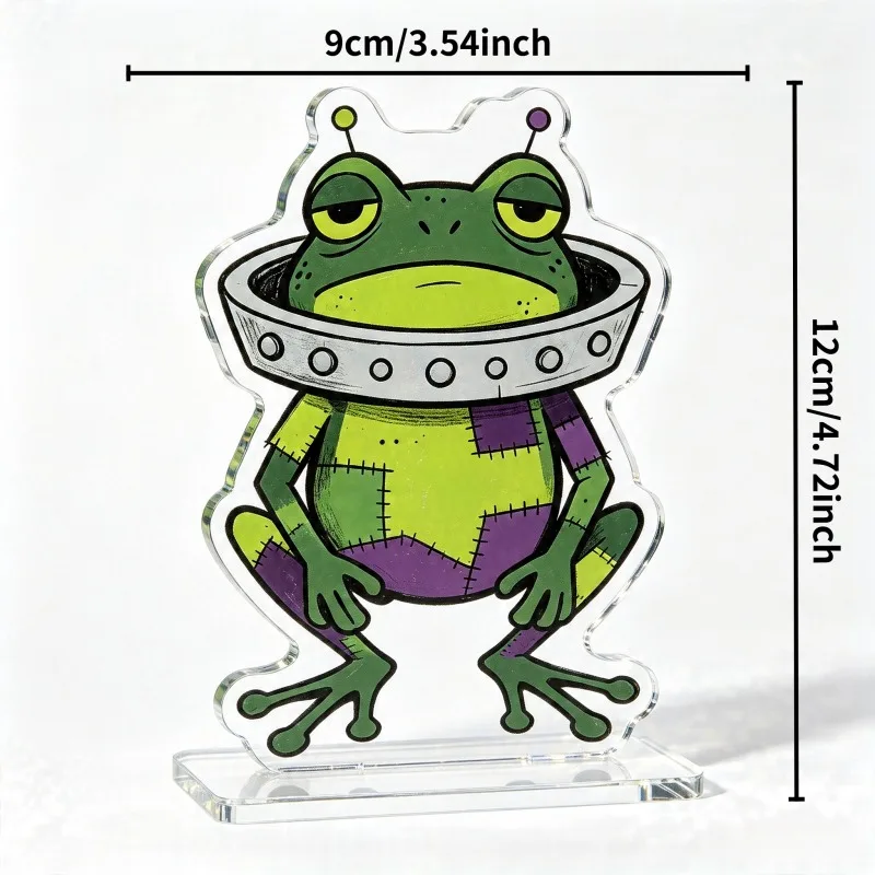 1pc Weird Halloween Frog Acrylic Stand