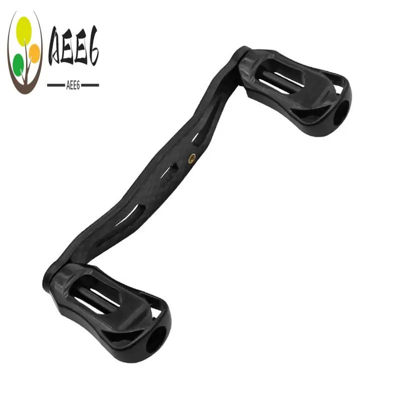 Manovella AEE6-Reel 8X5mm per mulinello da baitcasting Shimano Daiwa Abu Garcia manico in carbonio