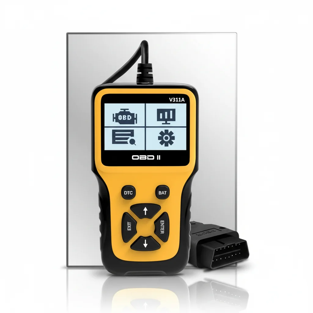 

Advanced OBD2 V311A Handheld Scanner for Vehicle Inspection Is Capable of Reading Engine Fault Codes Providing Real-time Data