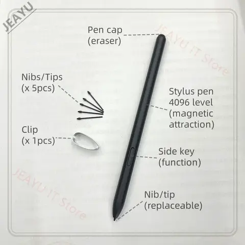 For Amazon Kindle Scribe Write Pen  Eraser 4096 Pressure Sensitivity Palm Rejection And Tilt Support Stylus Pen