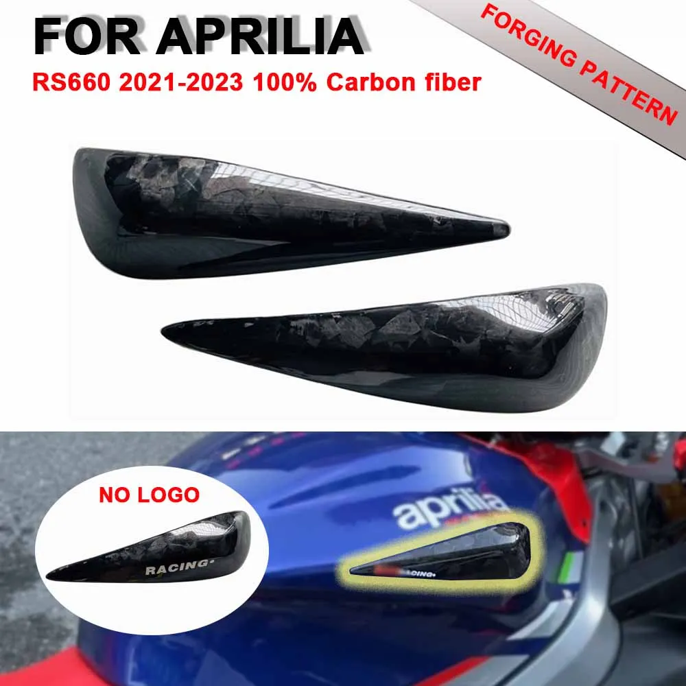 

FOR Aprilia RS660 Forged Carbon Fiber Fuel Tank Protective Cover for Modification Shell Decoration Slide Protector 2021-2023