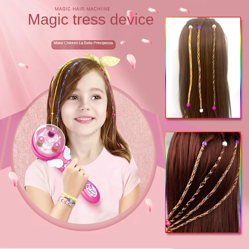أداة مصففة شعر كهربائية تصنعها بنفسك ، آلة تويست أوتوماتيكية لخلق تسريحات شعر ممتعة ، هدايا ألعاب للفتيات والأطفال ، إبداع ، تصنعها بنفسك #1