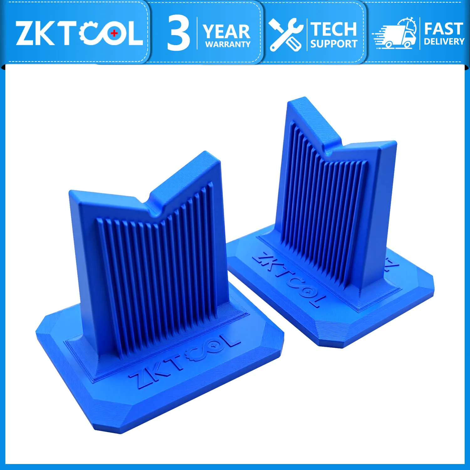 

2Pcs Blue Universal Crankshaft Stand, Non-Slip Pads, Chemical Resistant, Safe Support Bracket for Engine Repair Tools