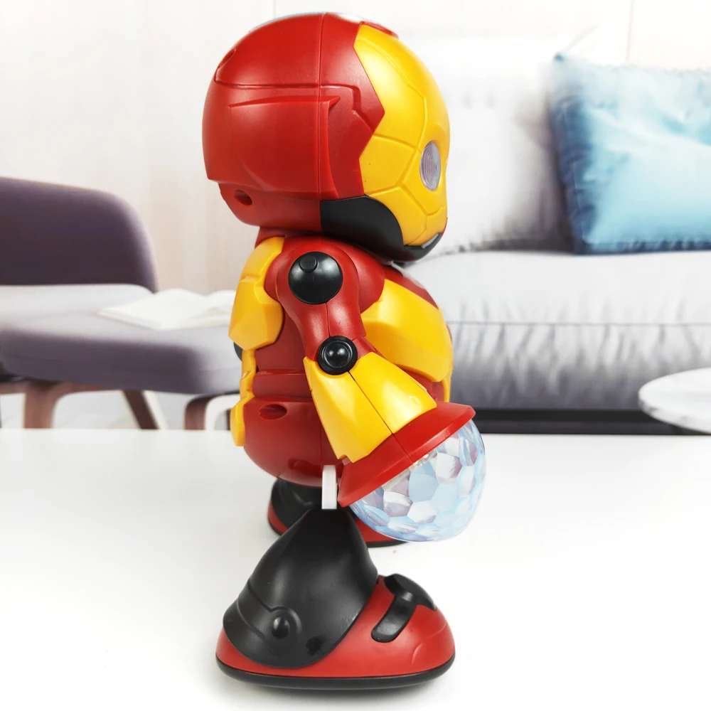 Modèle de robot dansant électrique – Jouet animé transformant chantant et lumineux, cadeau idéal pour la journée des enfants