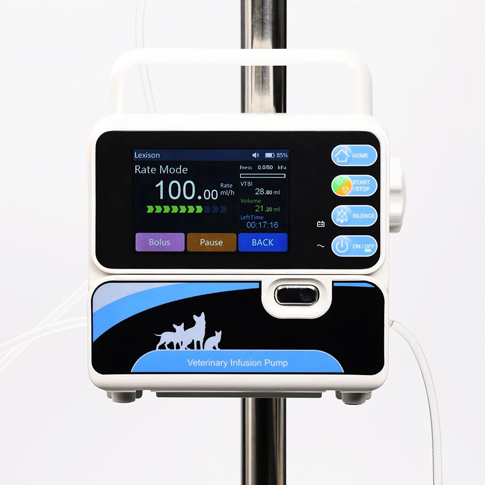 Lexison Veterinary Products PRIP-H1000T Touch Screen Electric VET IV Infusion Pump for animal use