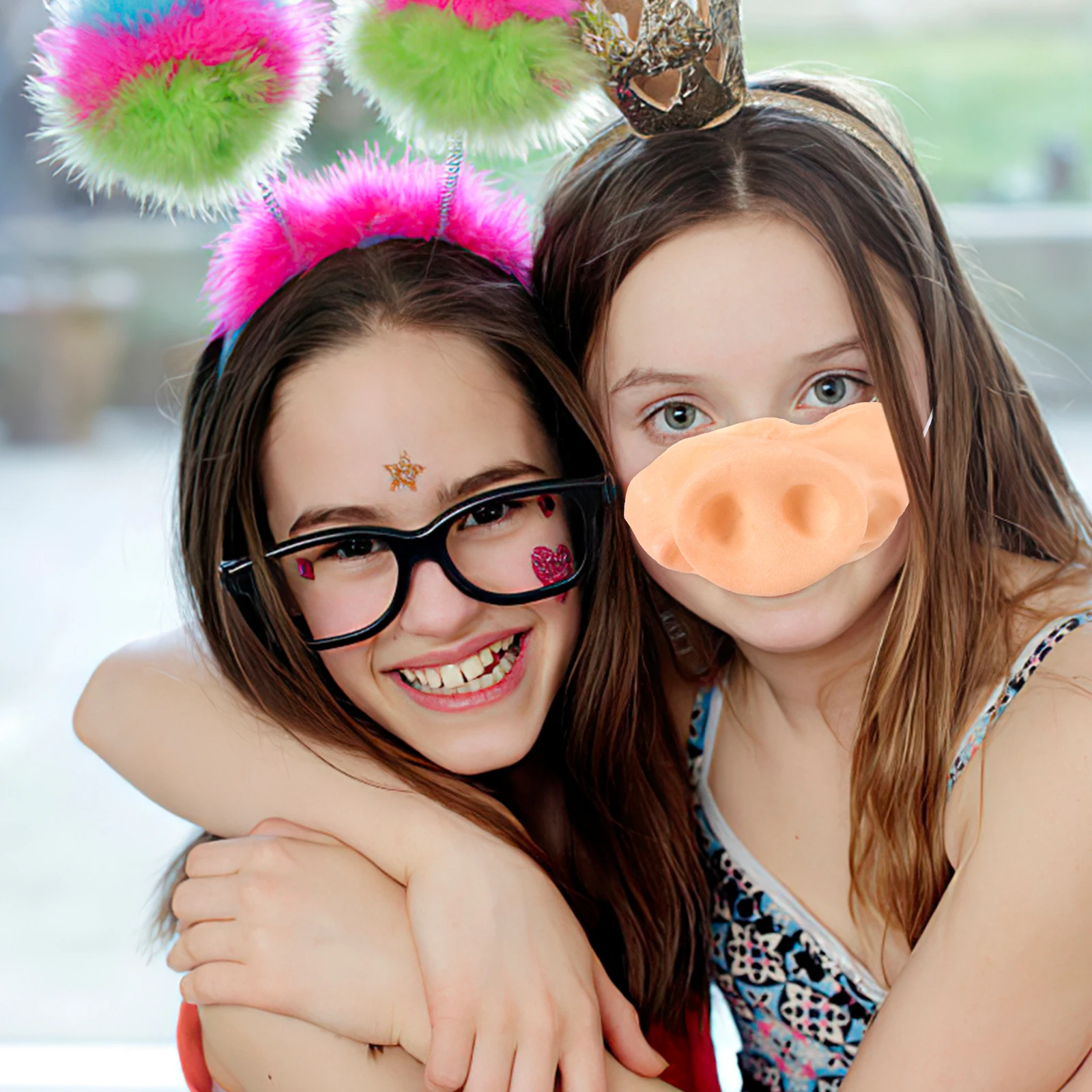 

Pig Nose Mask Realistic Latex Prop Costume Accessory Halloween Party Supplies Cosplay Performance Decorative