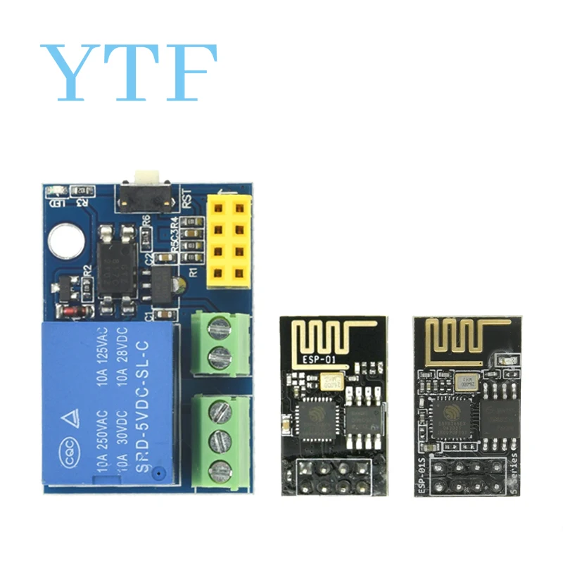 

Релейный модуль ESP8266 Φ 5V WiFi, предметы, умный дом, дистанционный переключатель для телефона, Φ ESP01 ESP01S, Беспроводной Wi-Fi модуль