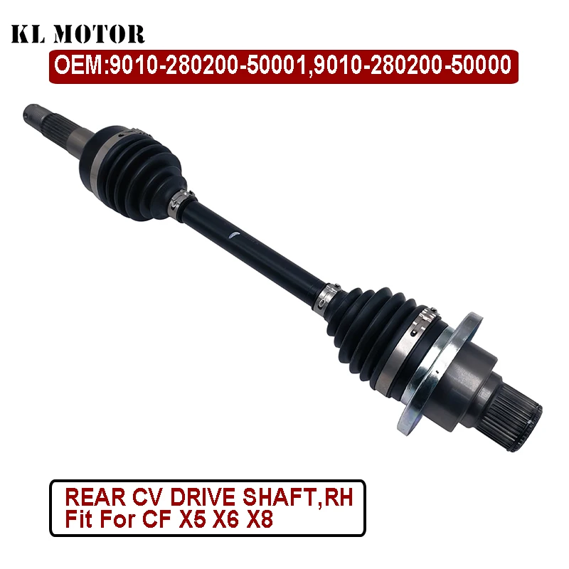 

Rear Right CV Driving Shaft Axle 9010-280200-50001 9010-280200-50000 for CF 500 625 800 CF500 X5 CF625 X6 CF800