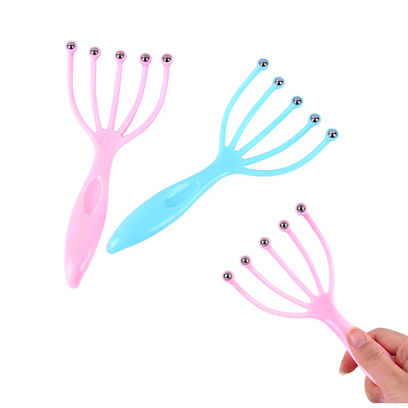 Scalp massager Steel Ball Head Massage Relaxation Five Finger Massager for head