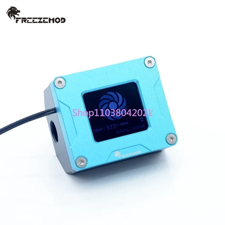 Water-Cooled 2020 Electronic Flow Meter LSJ-POZN Impeller Speed Temperature Display Alarm