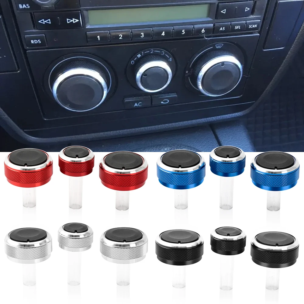 

3PC Heater Climate Control Switch Knobs For SEAT Arosa Leon MK1 Toledo MK2 1M Car Air Conditioning Dials Heat Knob