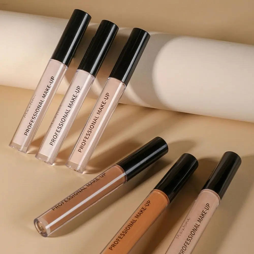 Professional Concealer With Brush Full Cover Waterproof Concealer Foundation Covering Blemishes Moisturizing Liquid Foundation