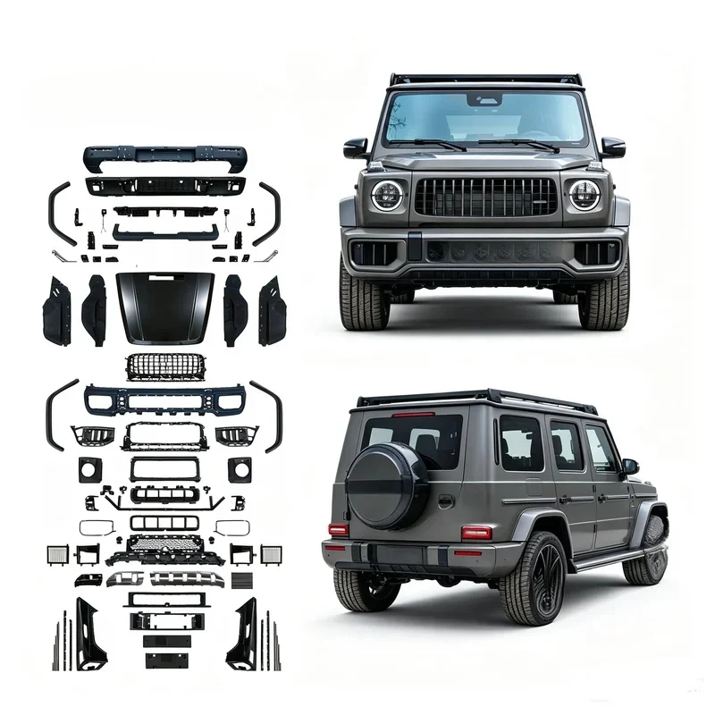 Heavy Duty Body Kit Bumper Facelift Sport Style Universal Fit Car Auto Exterior Guard