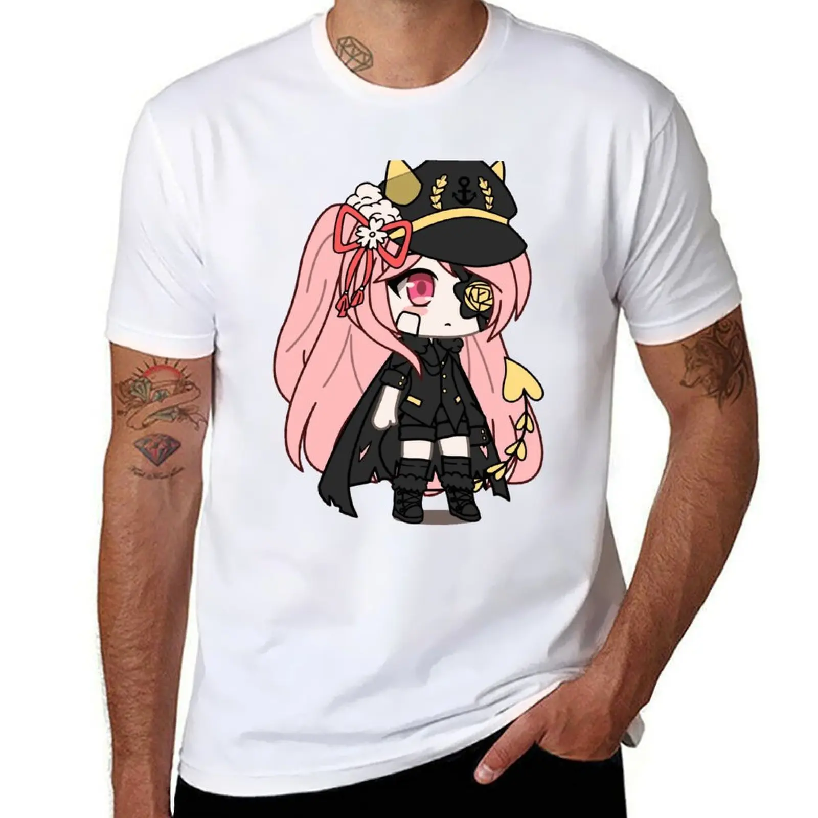 

Gacha Life Satsuna T-Shirt t shirts for man pack white t shirts for man slim fit T-Shirt