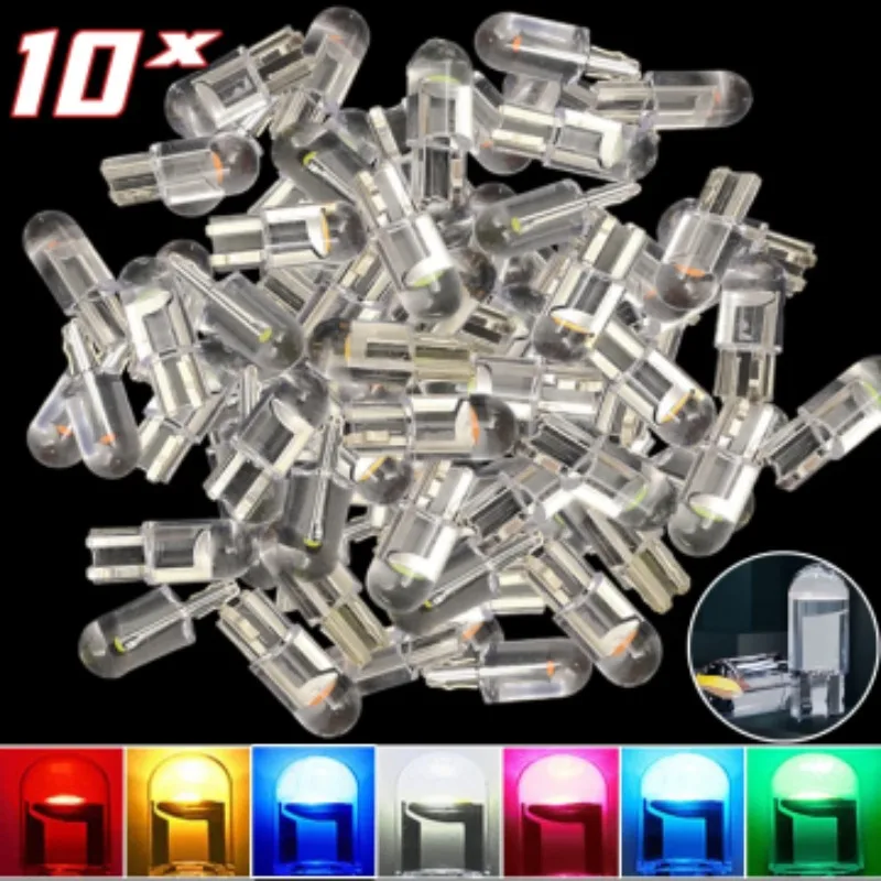 License Plate Lamp Dome Reading Lamps Car Light COB Glass 6000K White Automobiles DRL Bulb Style 12V W5W Led T10 Auto Interior