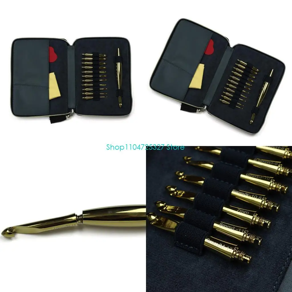 

Съемный вязальный крючок D8KF с функциональными размерами для всех уровней навыков