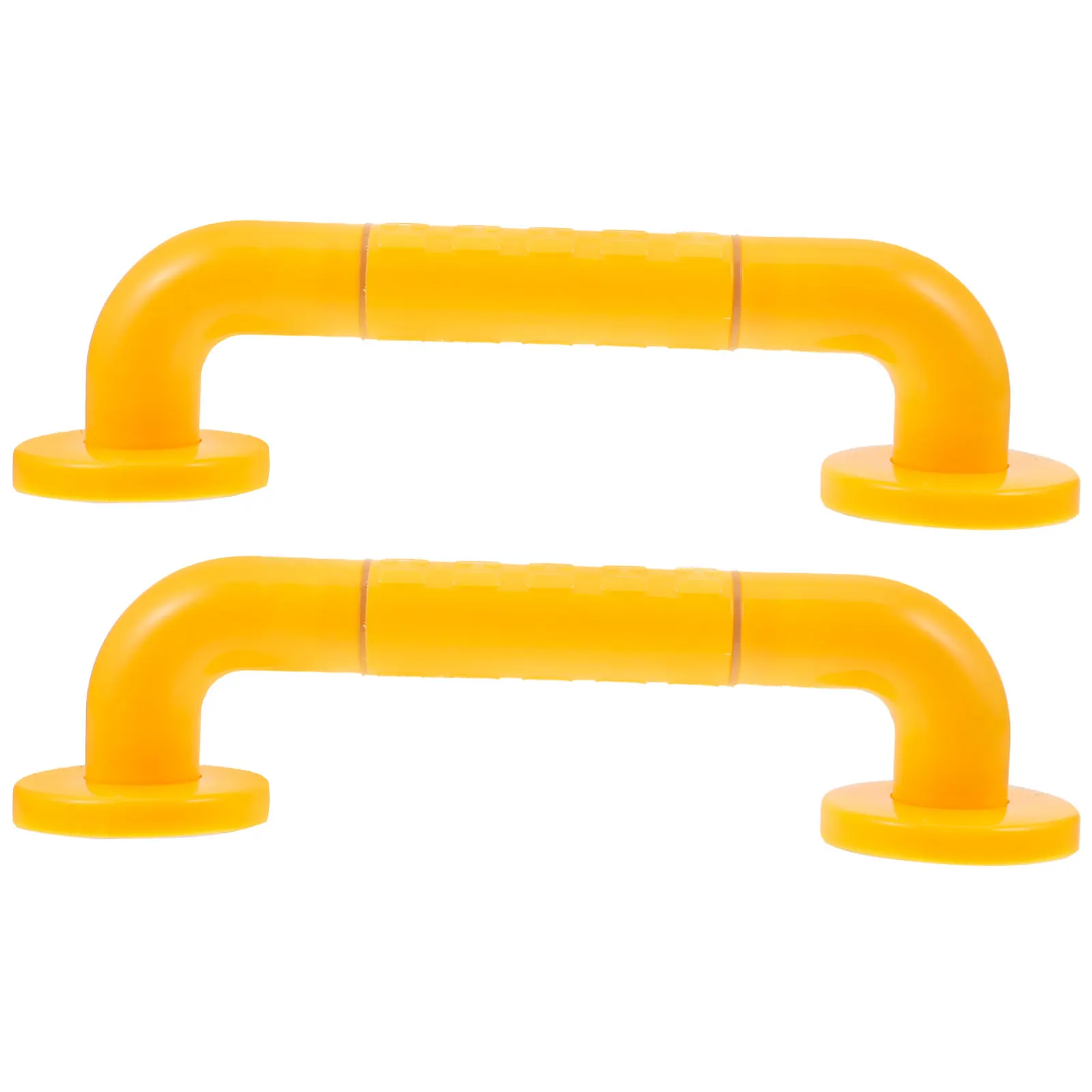 2Pcs Bathroom Grab Bars Non-Slip Shower Handle with Glow-in-Dark Safety Circles Modern Elegant Design for Seniors and Disabled
