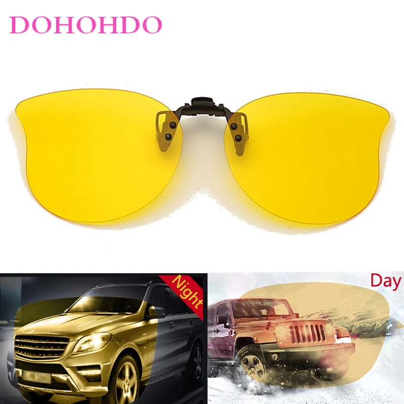 

Classic Driving Lenses Clip On Sunglass Brand Designer Night Vision Anti-Glare Glasses Woman Male Polarized Goggles UV400 Lentes