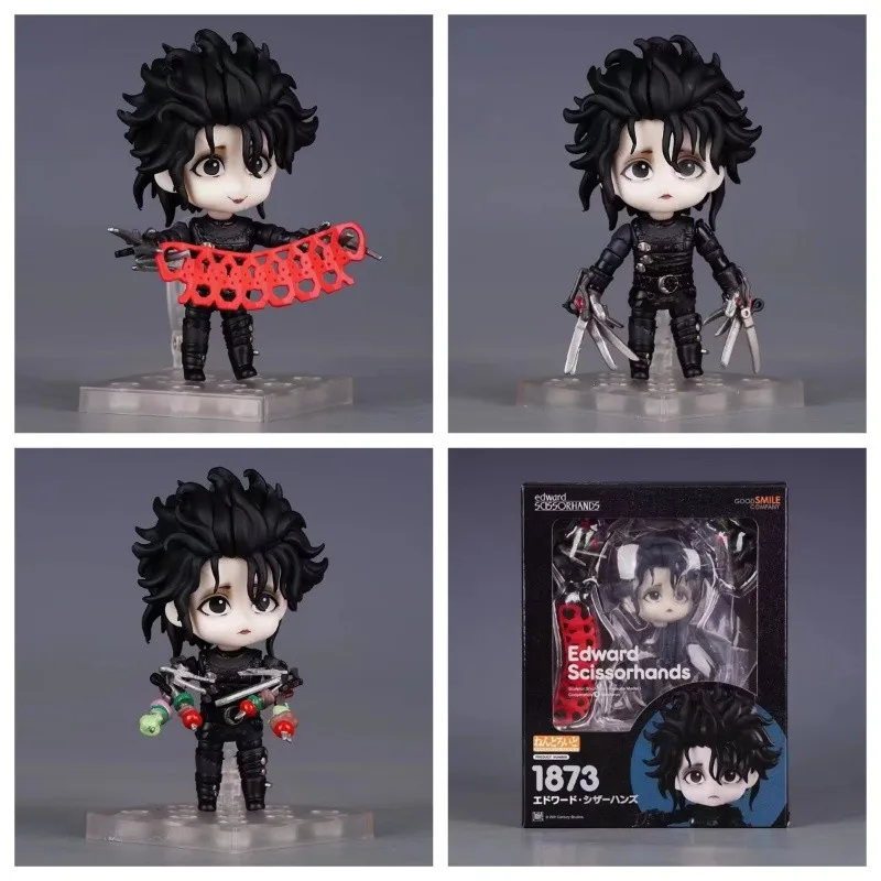 10cm Q Version Figure High Quality 1873 Edward Scissorhands Classical Movie Figurine Ornaments Desktop Decorations