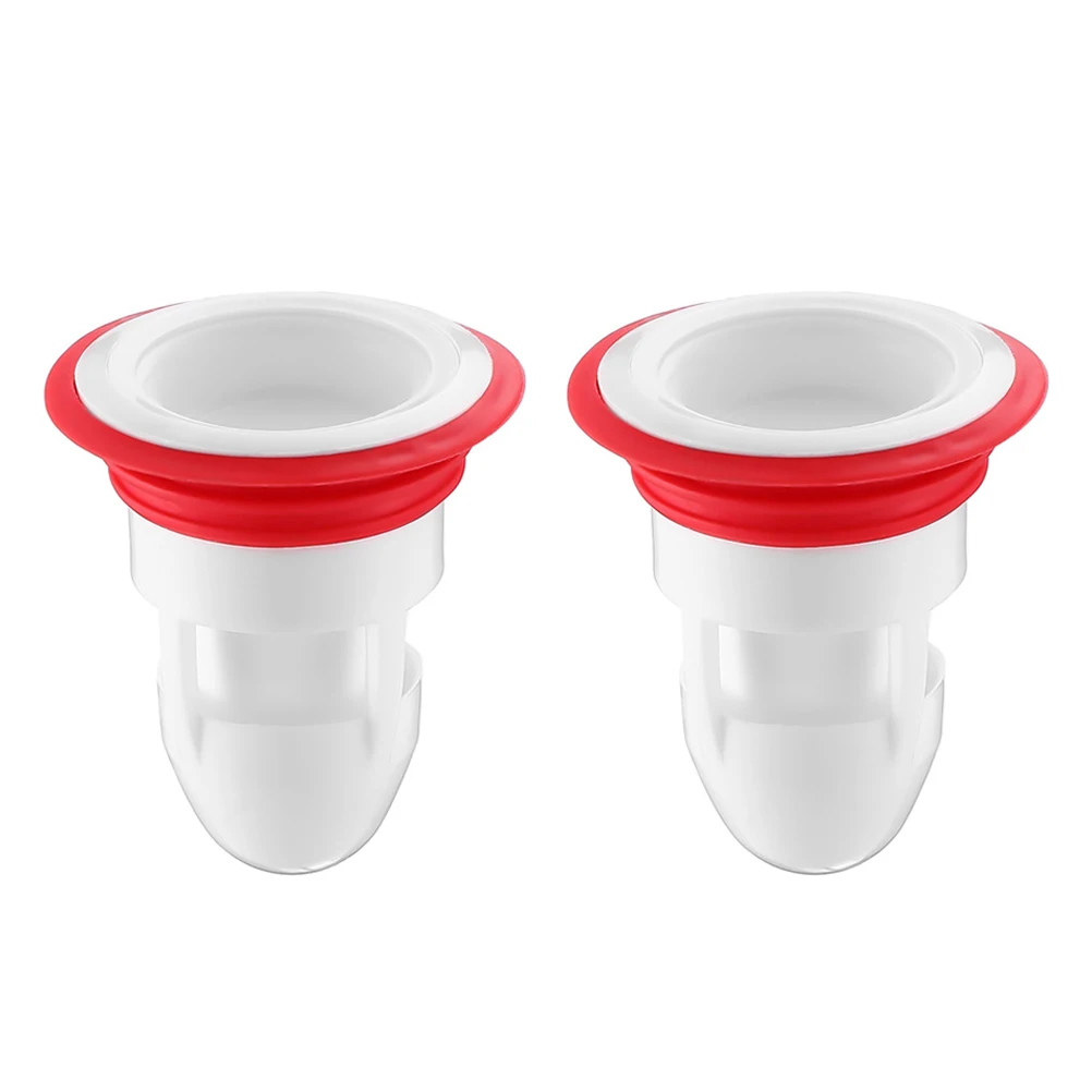

2pcs Odor-Resistant Drain Plug Wear-Resistant Shower Toilet Filter Core Mesh Blockage Prevention Durable Sewer Household Floor