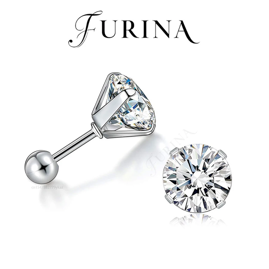 

18K White Gold Plated Luxury Earrings 5A Zircon Top Jewelry 2025 Hot Wedding Banquet Minimalist High-End Accessories Lover Gift