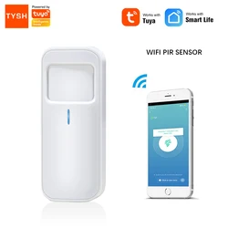 TYSH-Wireless Home Security System, Detector de Movimento, PIR Sensor, Alarme, Movimento do Corpo Humano Detectar, Smart Life App, Tuya, Alexa, Tuya