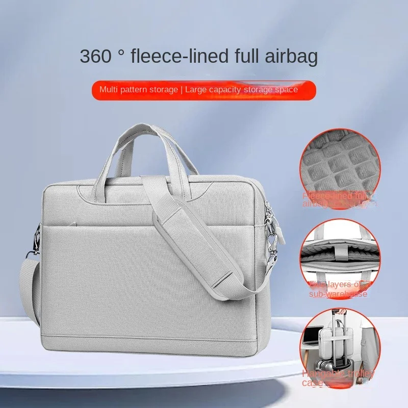 3C Founder Business Men And Women 14 Airbag 15.6-inch 17.3 Laptop Bag Crossbody Shoulder Bag Gaming This Computer Bag Portable